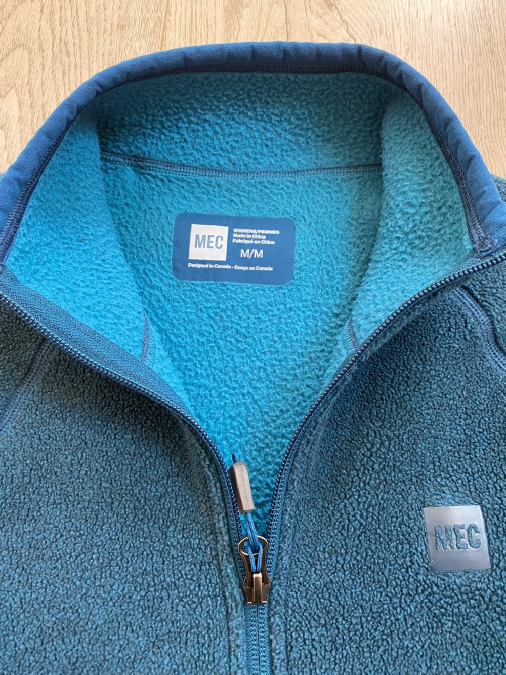 MEC Teal Full-Zip Fleece Jacket - Picture 2 of 6